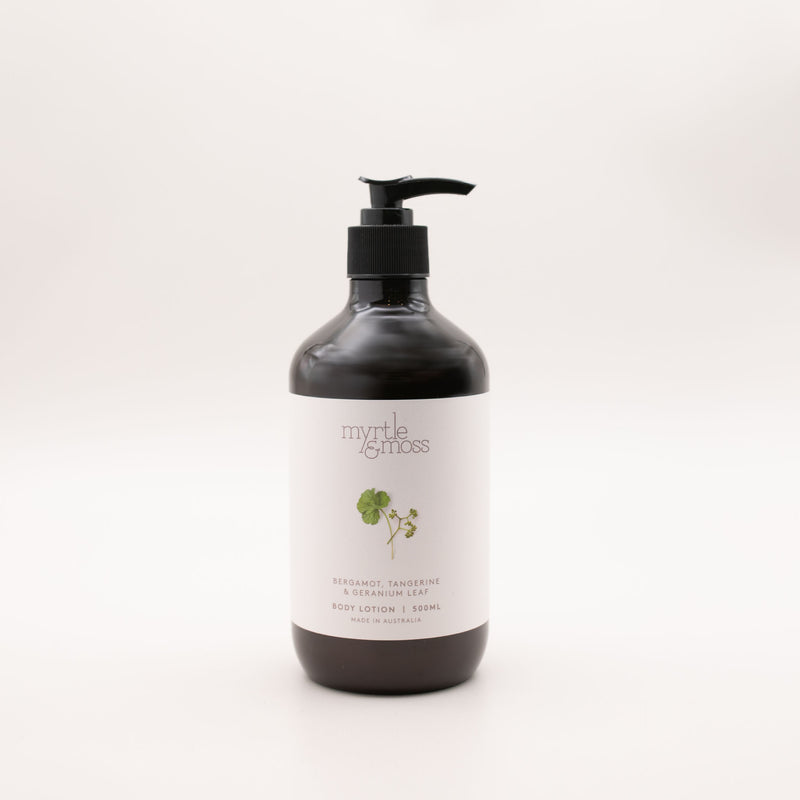 Body Lotion / 500ml ~ Bergamot, Tangerine & Geranium Leaf
