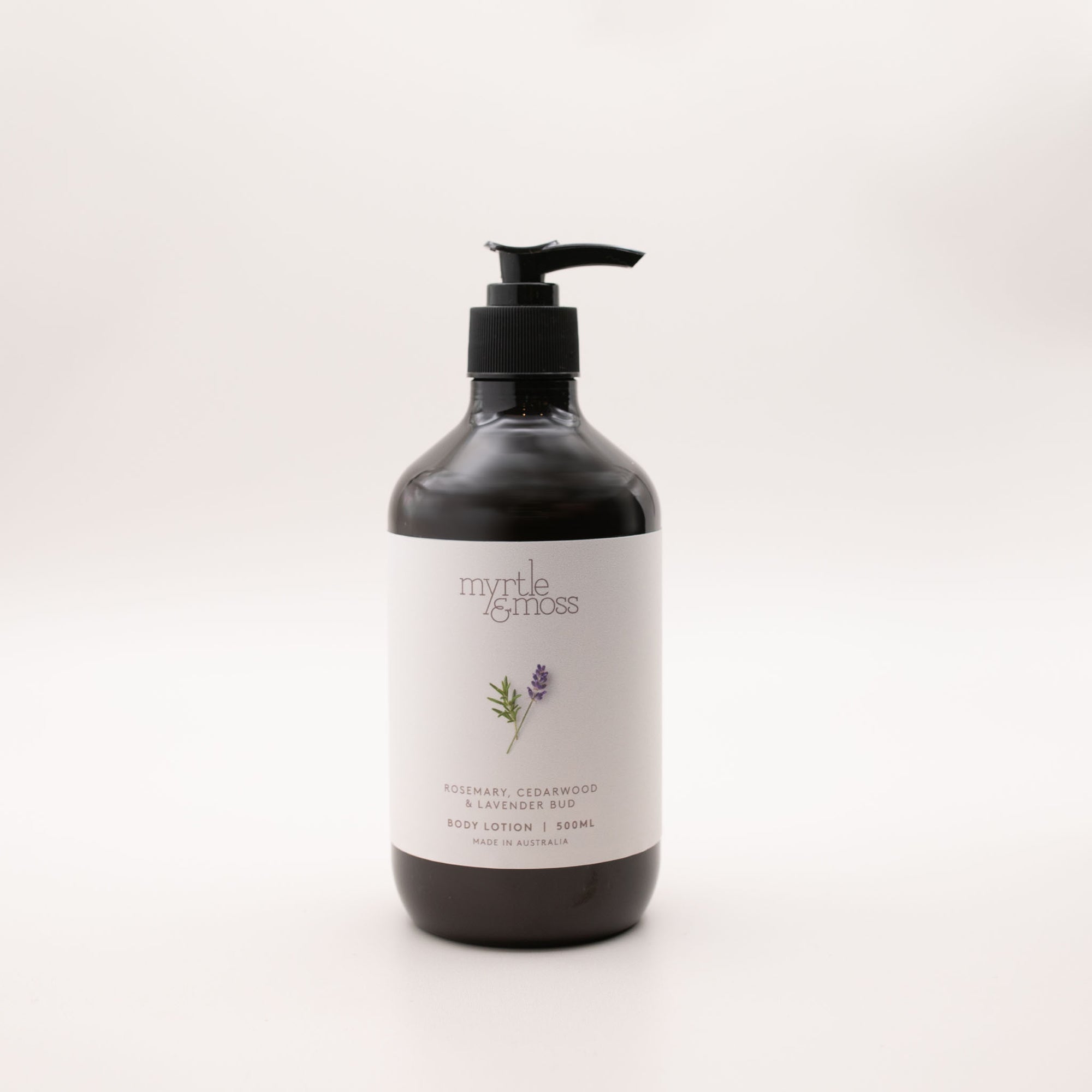 Body Lotion / 500ml ~  Rosemary, Cedarwood &amp; Lavender Bud