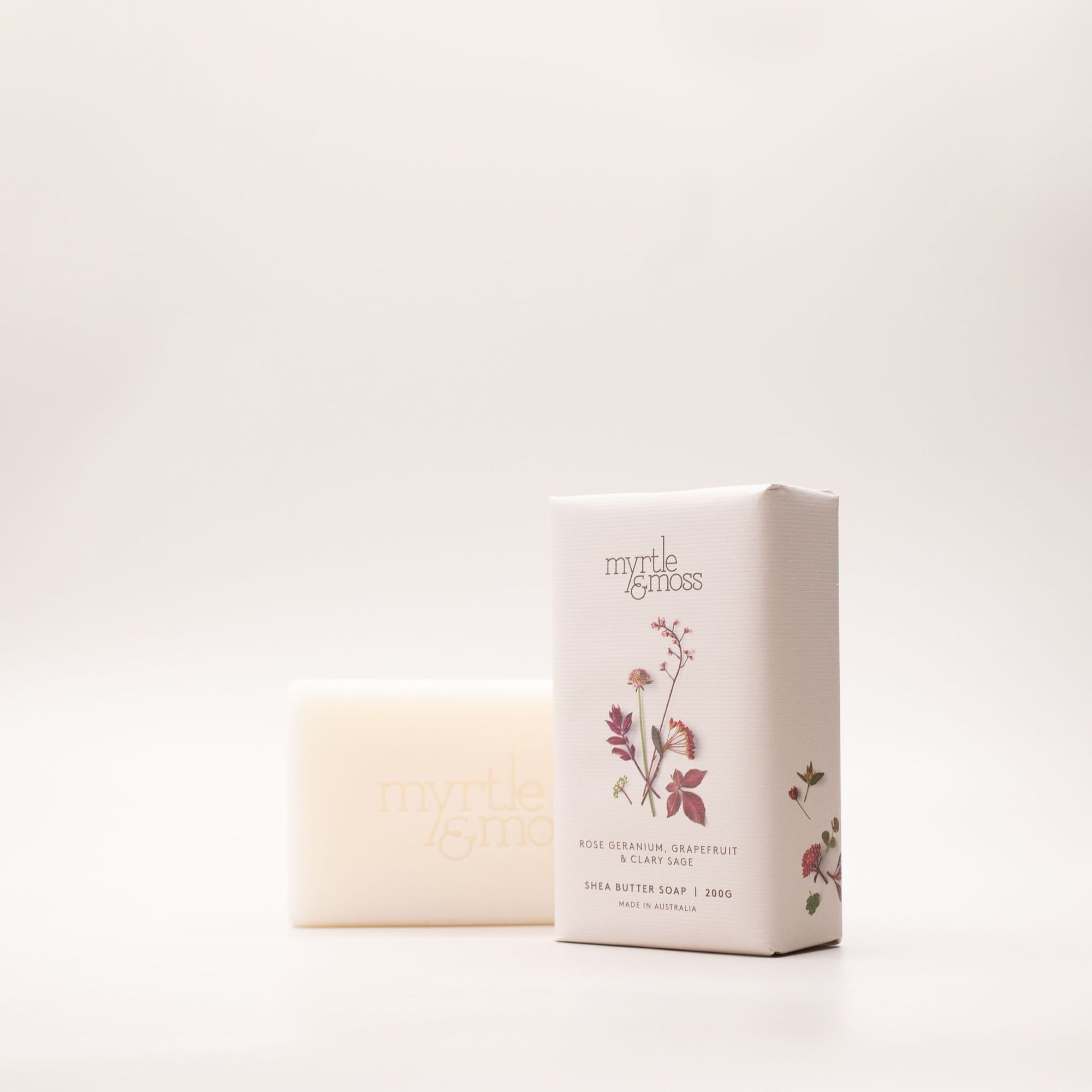 Shea Butter Soap ~ Rose Geranium, Grapefruit &amp; Clary Sage