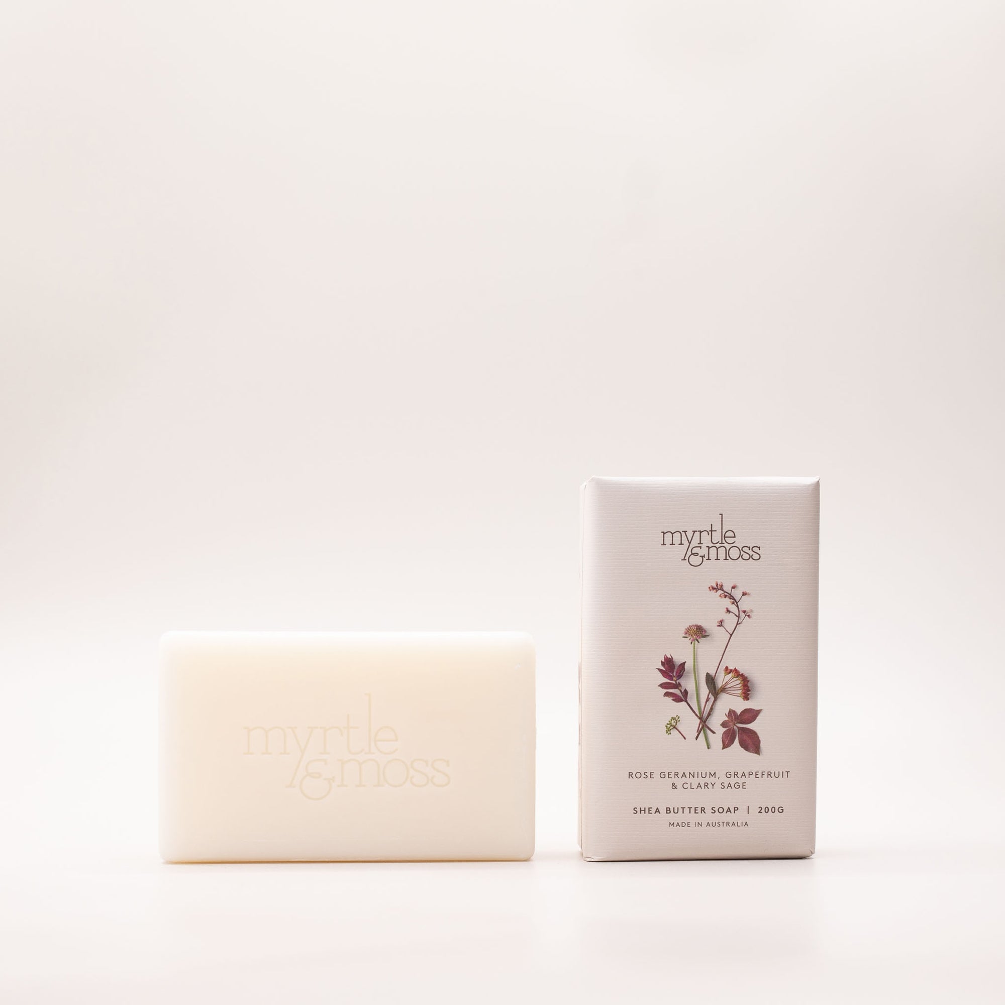 Shea Butter Soap ~ Rose Geranium, Grapefruit &amp; Clary Sage
