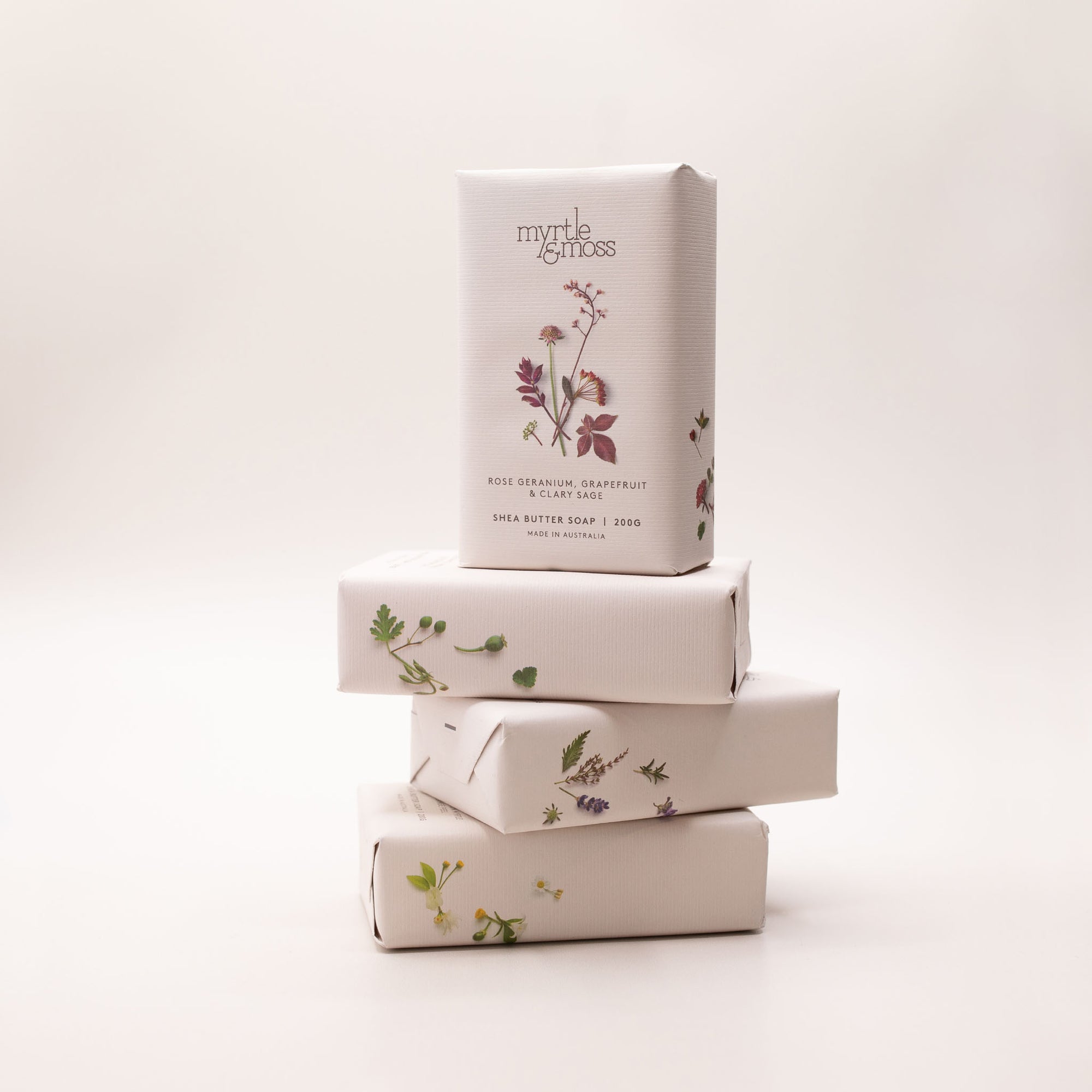 Shea Butter Soap ~ Rose Geranium, Grapefruit &amp; Clary Sage
