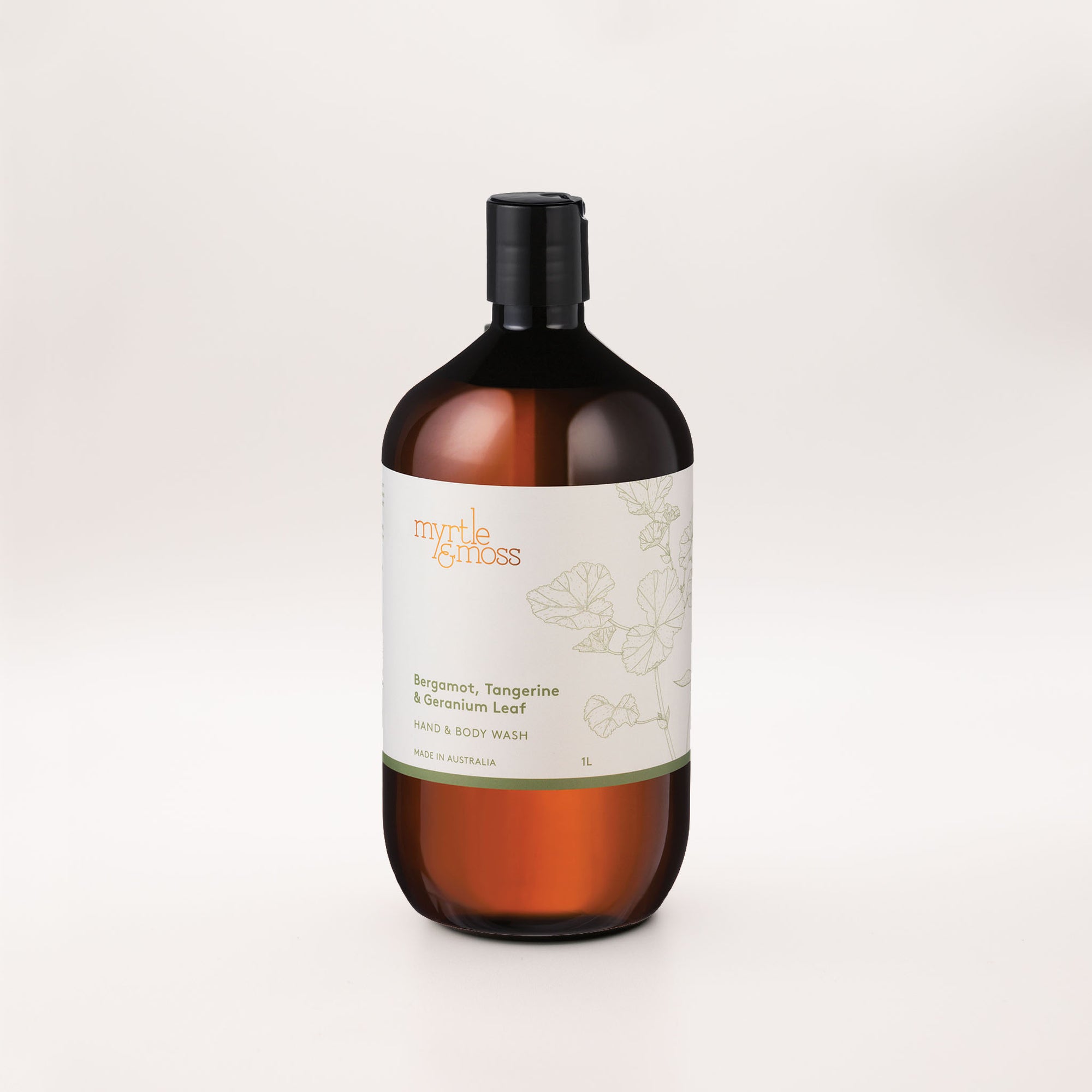 Hand &amp; Body Wash / 1L Refill ~ Bergamot, Tangerine &amp; Geranium Leaf