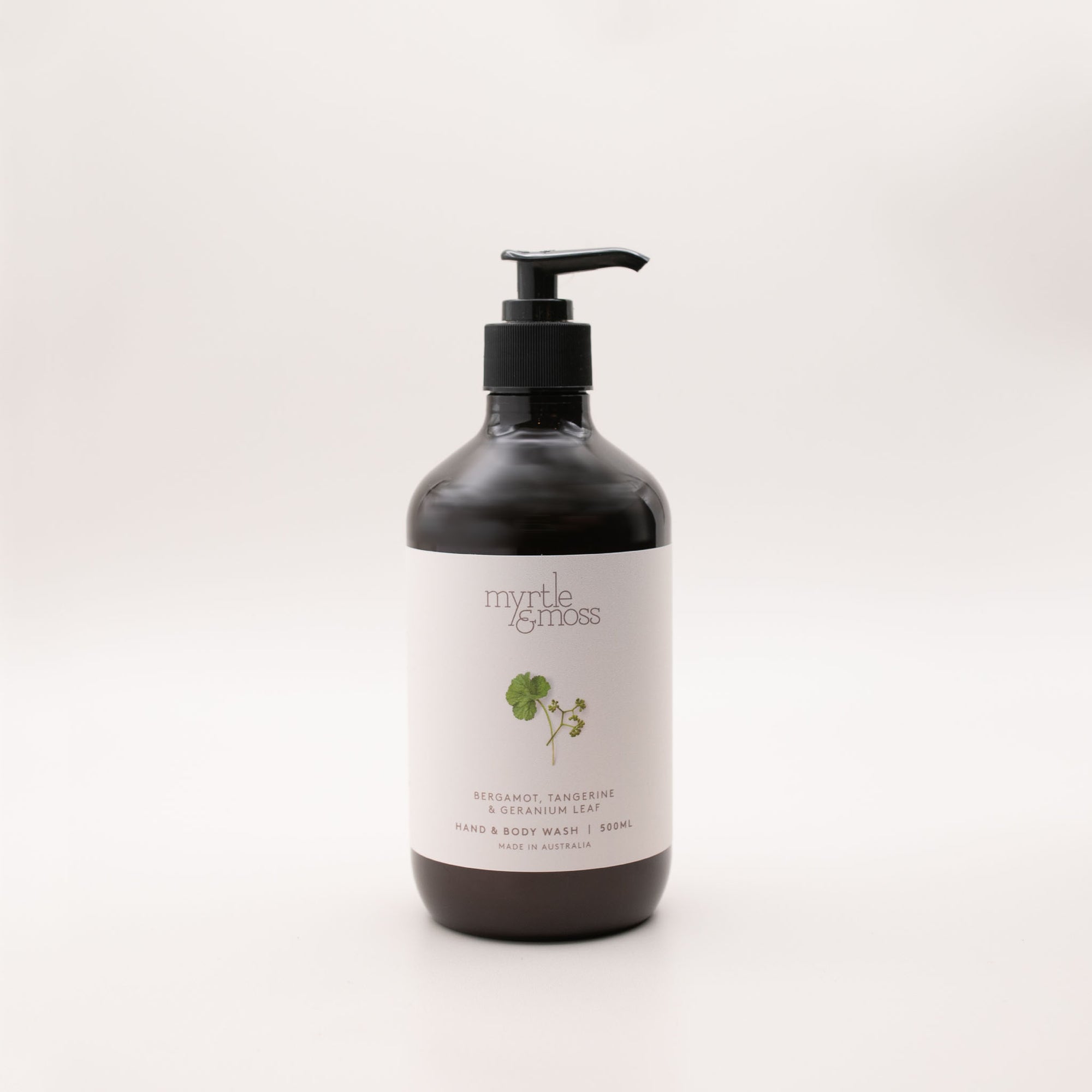 Hand &amp; Body Wash / 500ml ~ Bergamot, Tangerine &amp; Geranium Leaf