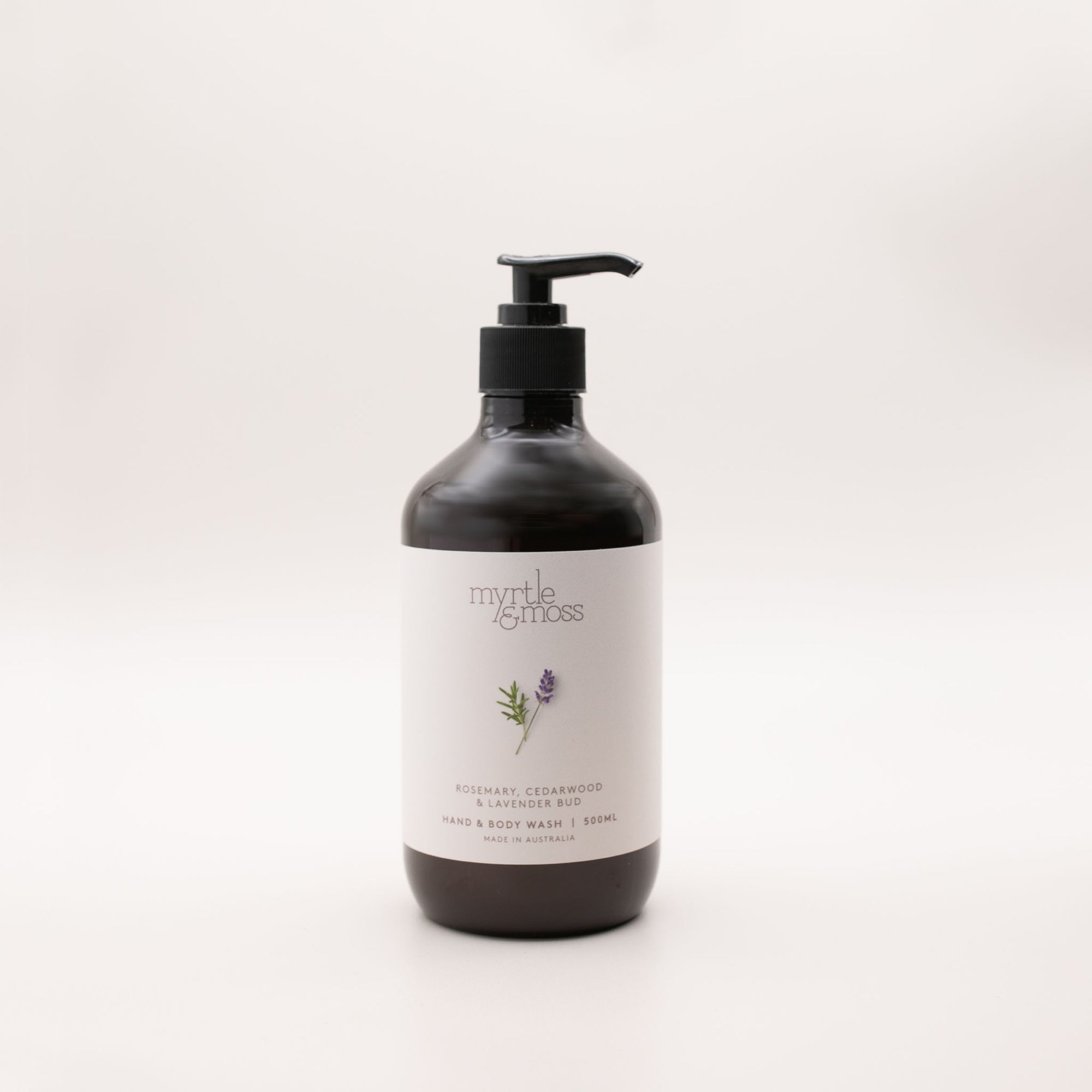 Hand &amp; Body Wash / 500ml ~ Rosemary, Cedarwood &amp; Lavender Bud