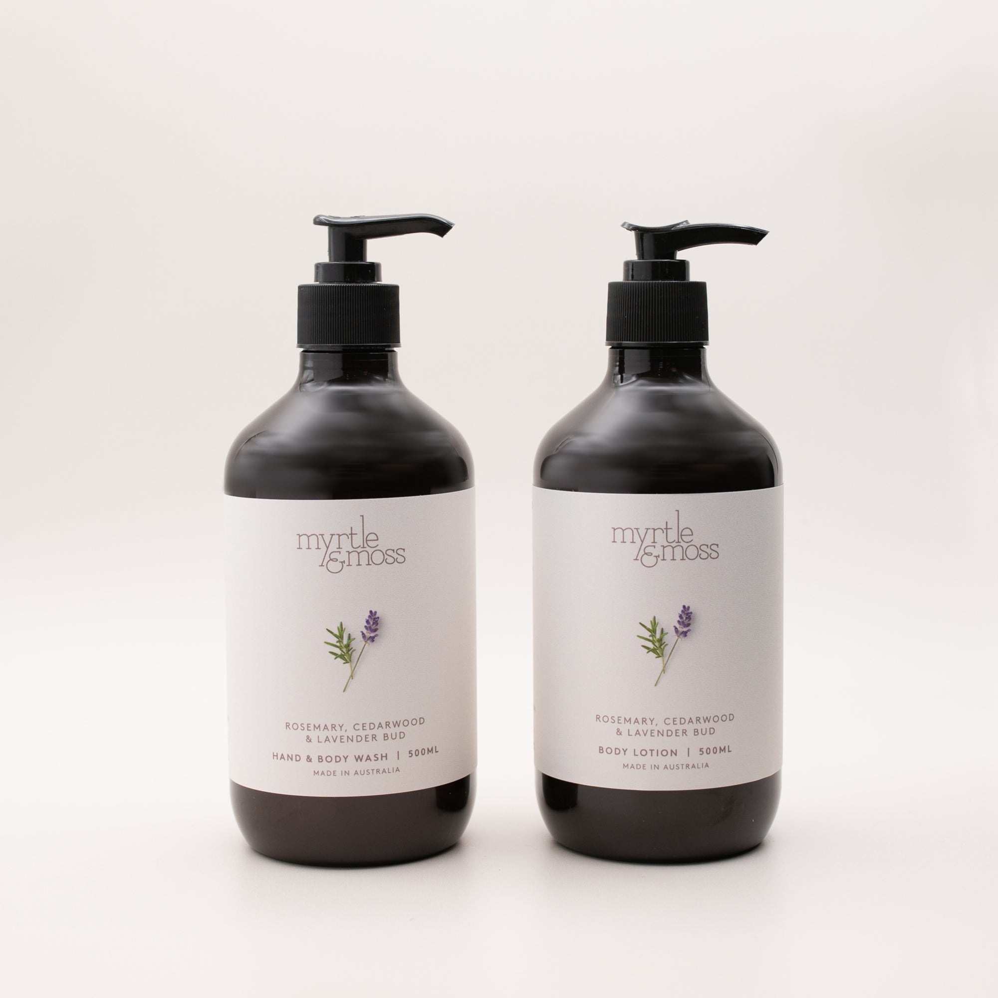 Wash + Lotion Duet ~ Rosemary, Cedarwood &amp; Lavender Bud