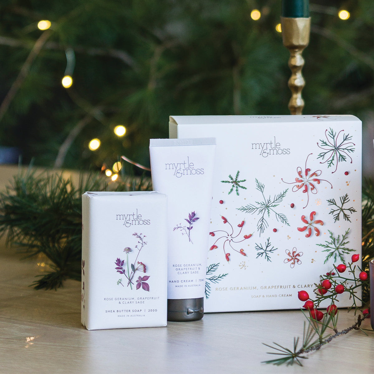 Christmas DUET ~ Rose Geranium Grapefruit &amp; Clary Sage