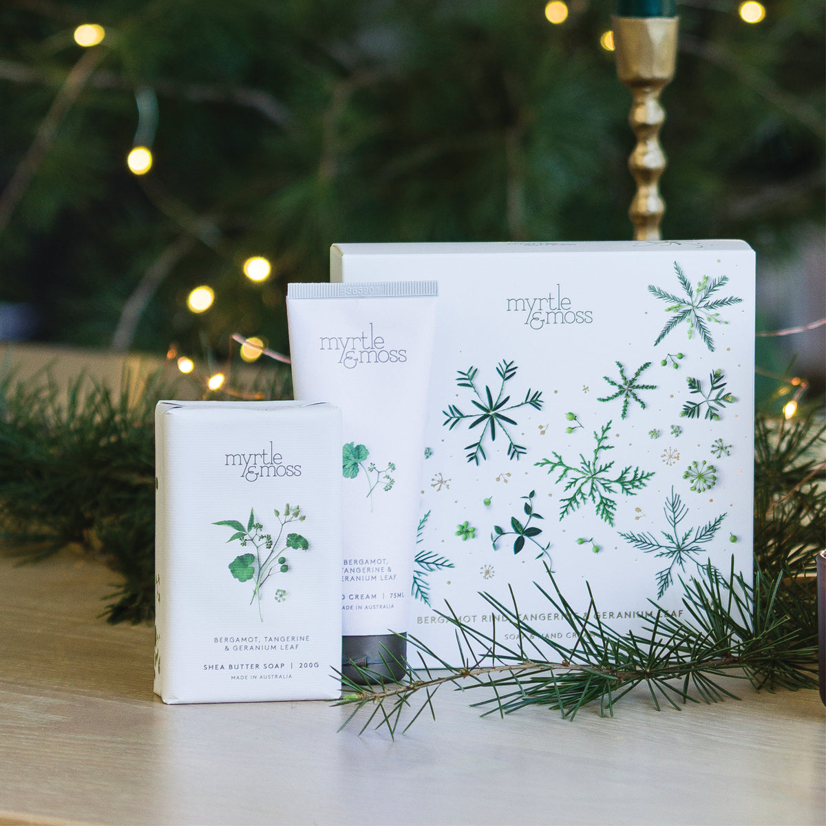 Christmas DUET ~ Bergamot Rind Tangerine &amp; Geranium Leaf