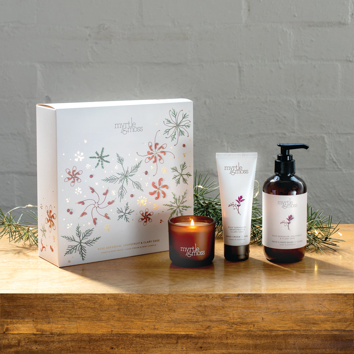 Christmas TRIO ~ Rose Geranium Grapefruit &amp; Clary Sage