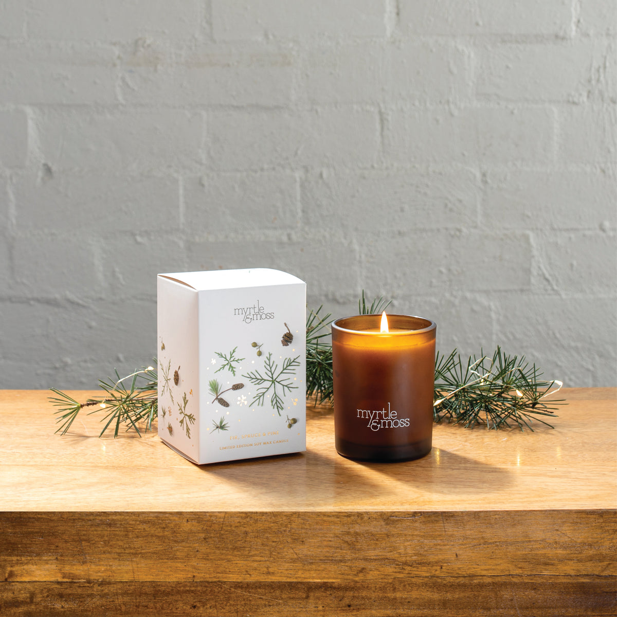 Christmas Candle ~ Fir, Pine &amp; Spruce